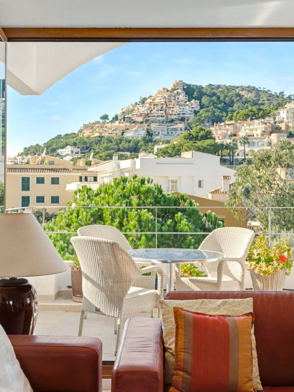 Penthouse apartment for sale rooftop terraces harbour views port d’andratx