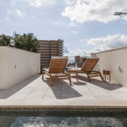 Bright poolside ground-floor home with terrace in cala mayor - 670.000€