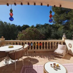 Spacious garden apartment with four bedrooms for sale in camp de mar
