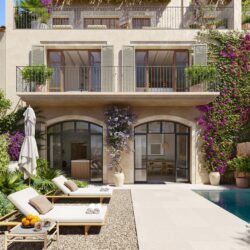 Elegant townhouse project with approved license in santa maria del camí