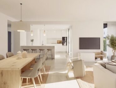 Contemporary duplex apartment for sale in palma with private terraces and a communal pool