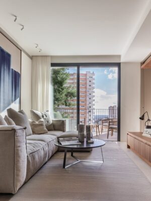 Sea view penthouse with roof terrace and pool for sale in cala mayor