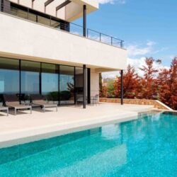 Contemporary sea & mountain view villa with rooftop pool for sale in sa cabaneta