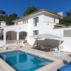 Private hillside villa with panoramic mountain and distant sea views for sale in calvià