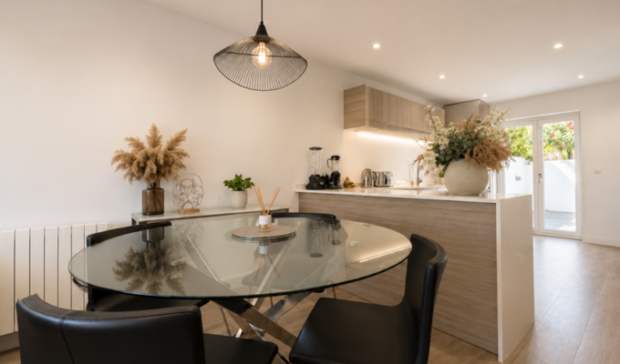 Elegant south-facing renovated townhouse near the marina in portals nous