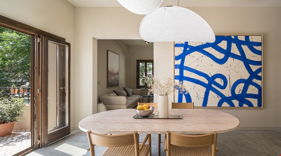 Apartamento de diseño de tres dormitorios con encanto histórico en Palma
